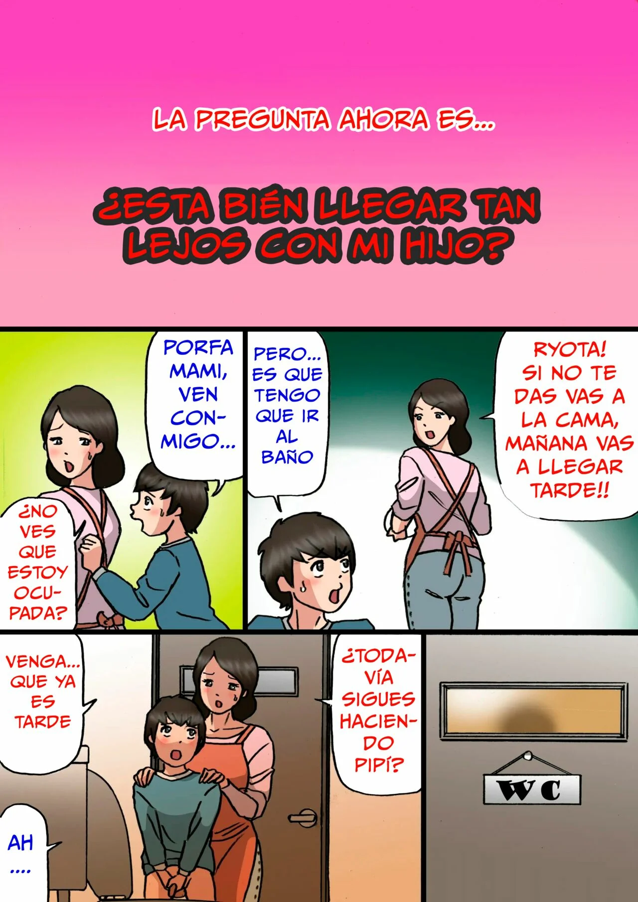 Una madre que quiere curar el mal comportamiento de su hijo!