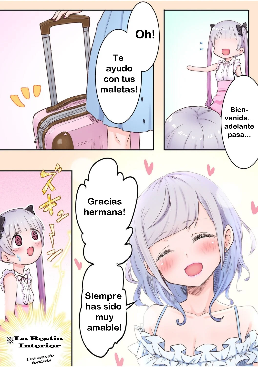 La vida yuri de las hermanas gemelas 1 - Futago Shimai-chan no Yuri Seikatsu 1