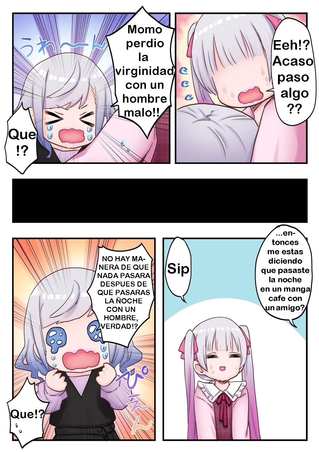 La vida yuri de las hermanas gemelas 8 - Futago Shimai-chan no Yuri Seikatsu 8