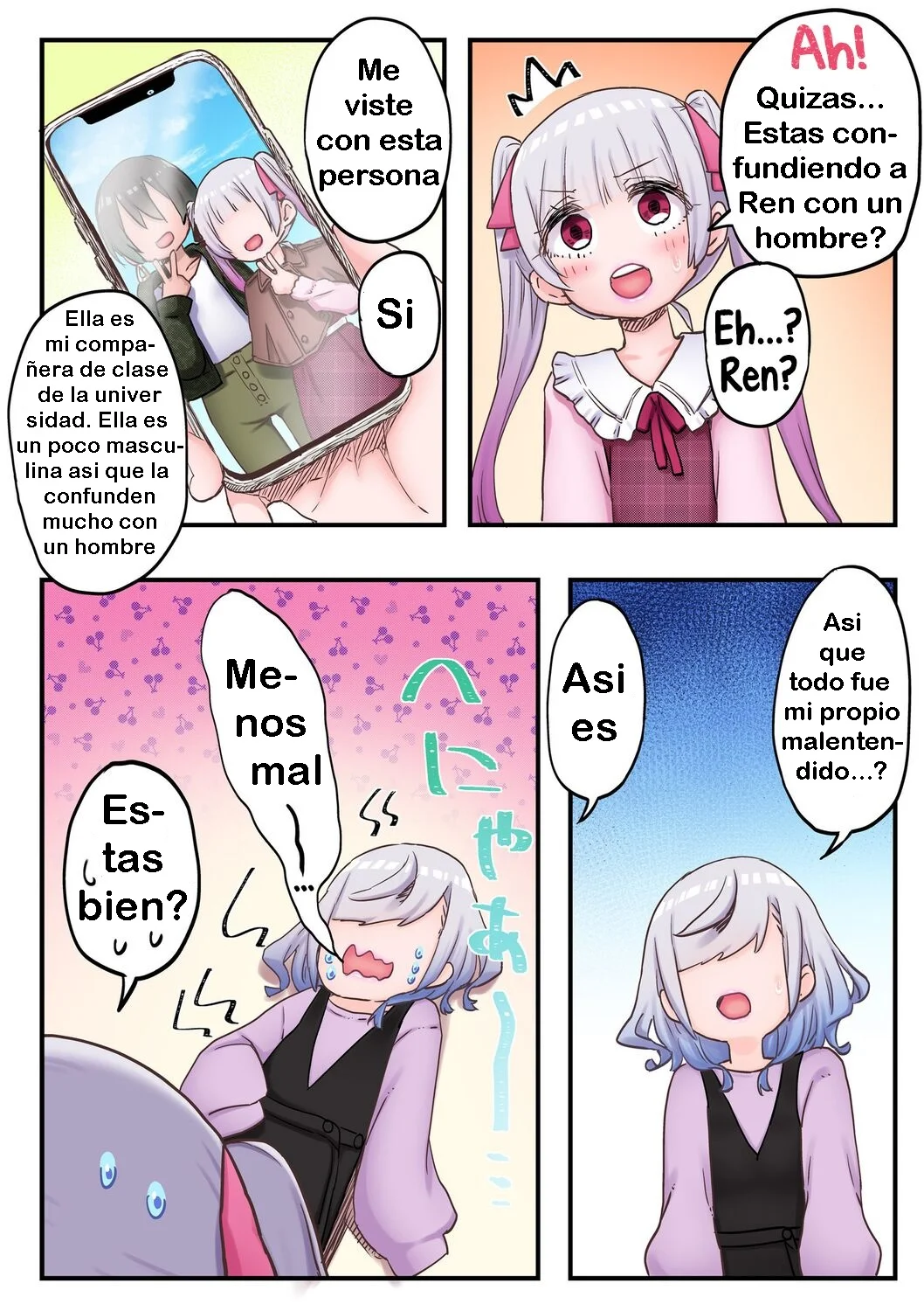 La vida yuri de las hermanas gemelas 8 - Futago Shimai-chan no Yuri Seikatsu 8