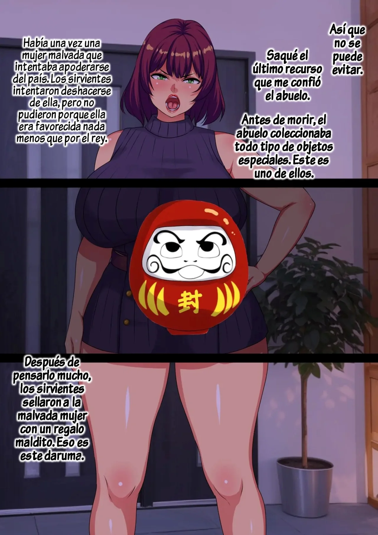 Ore no Souzoku Shita Ie o Ubai ni Kita Oba to Itoko o Noroi no Item de Daruma Benk