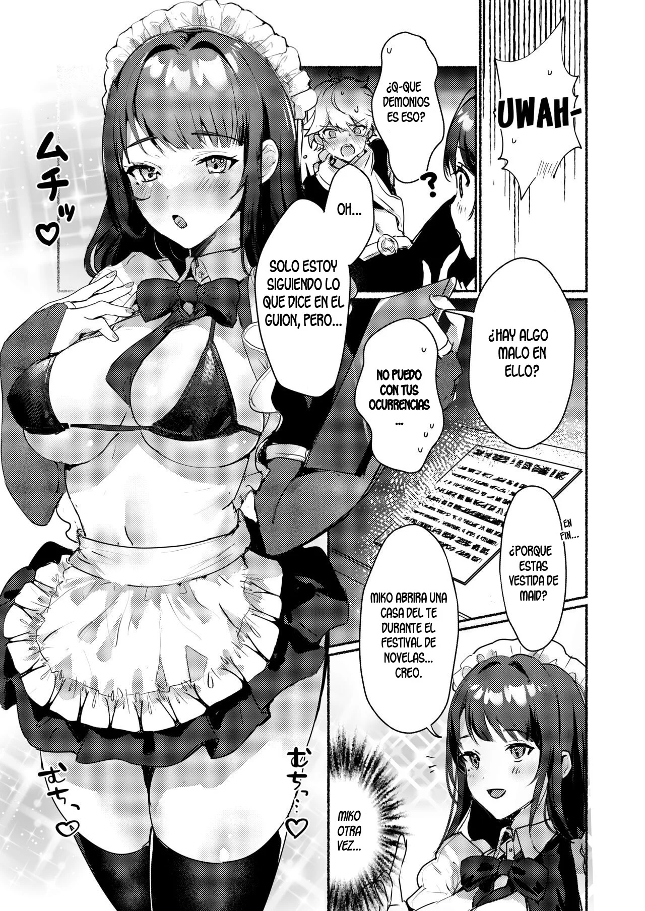 Casa de te en Inazuma Cosplay sexo con maids inusualmente calientes