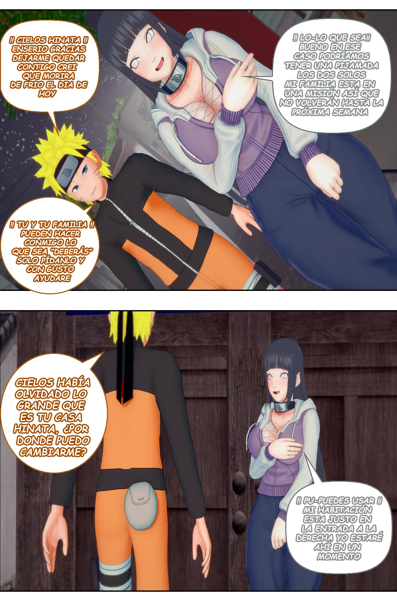 NARUTO *MANCILLANDO A LA PRINCESA DE LA RAMA PRINCIPAL* NARUHINA 