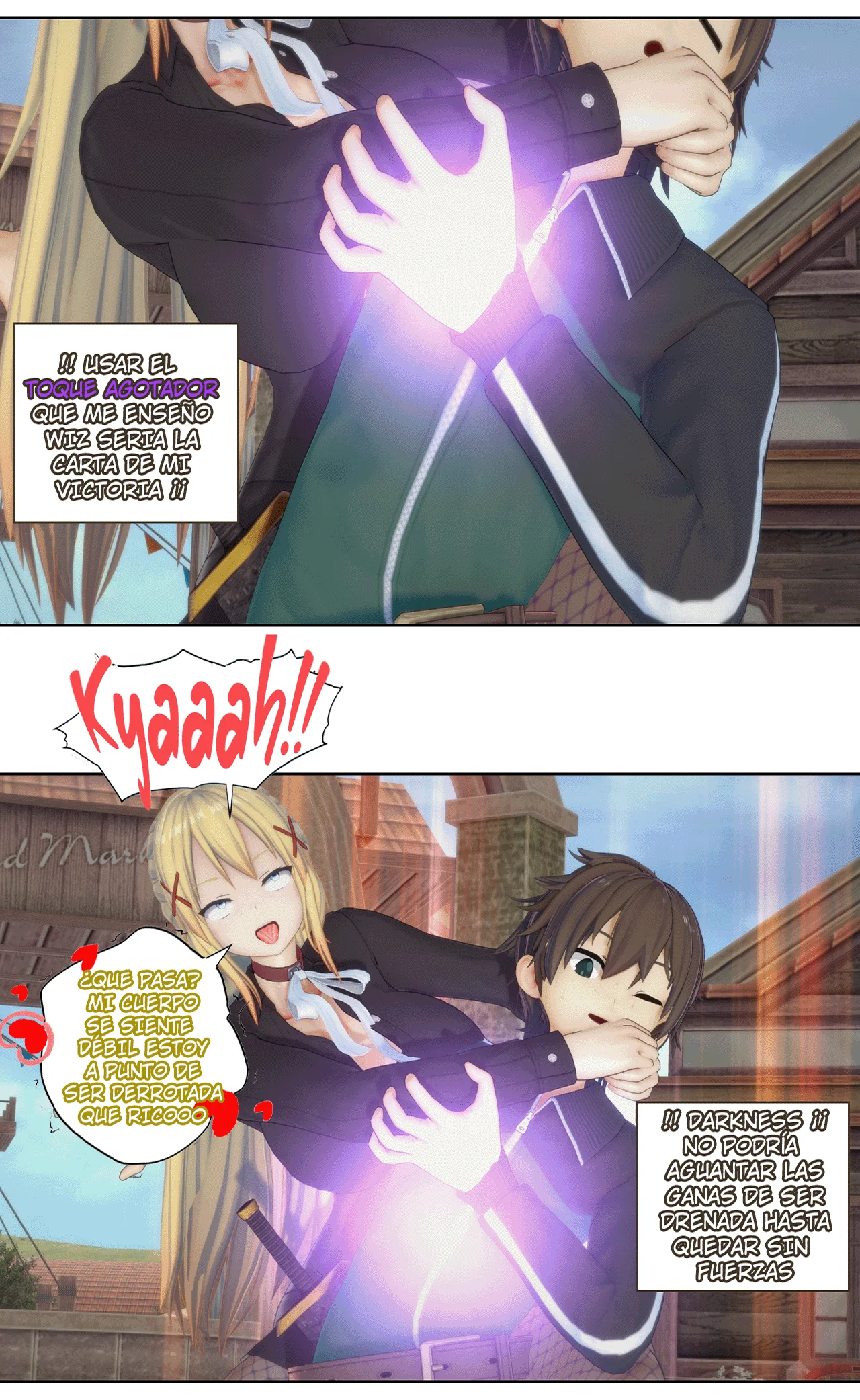 KONOSUBA SEXO CON LA PALADIN DE MI EQUIPO