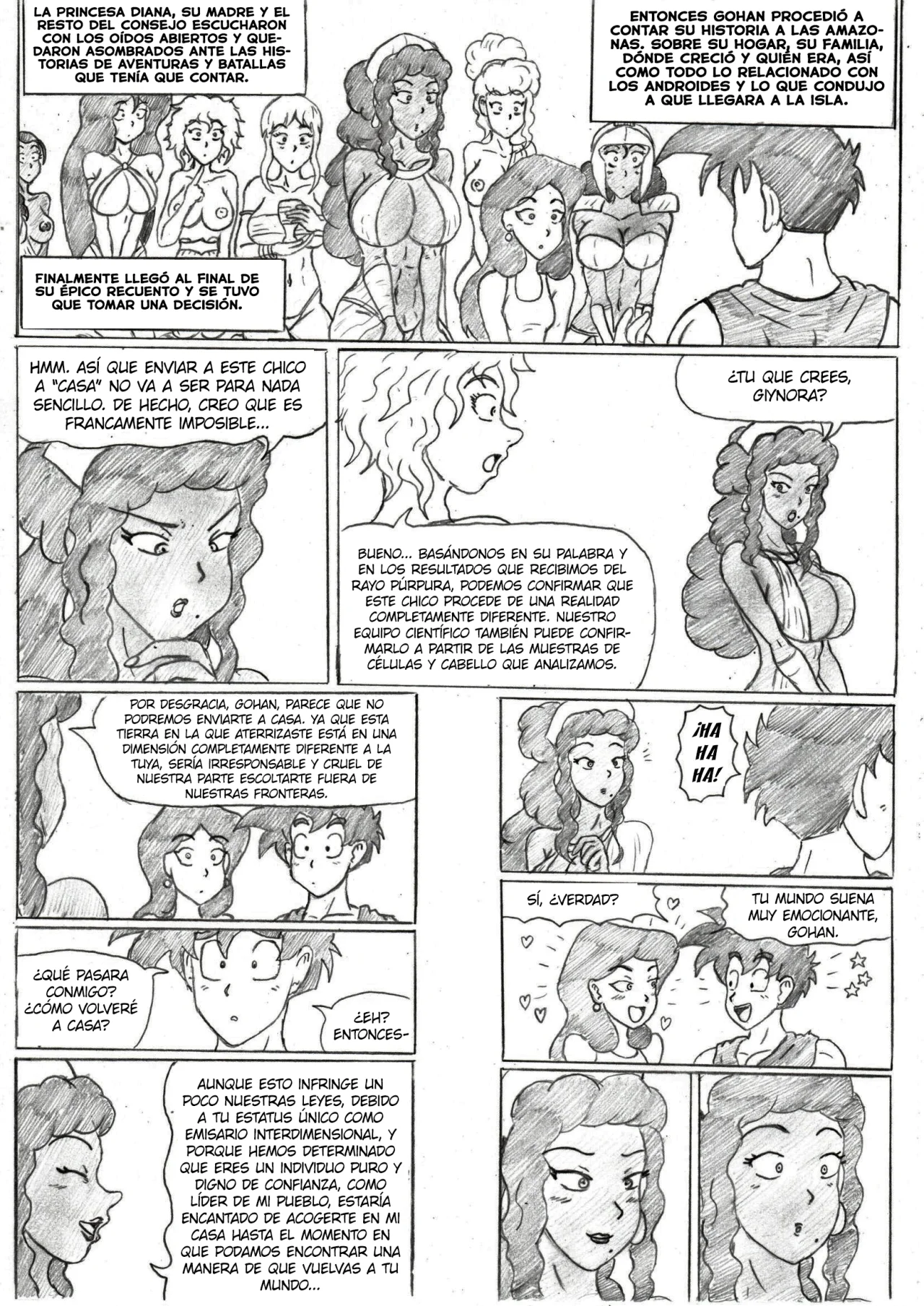 [TheWriteFiction] Wonder Woman & Vagrant Wonder (Dragon Ball Z)