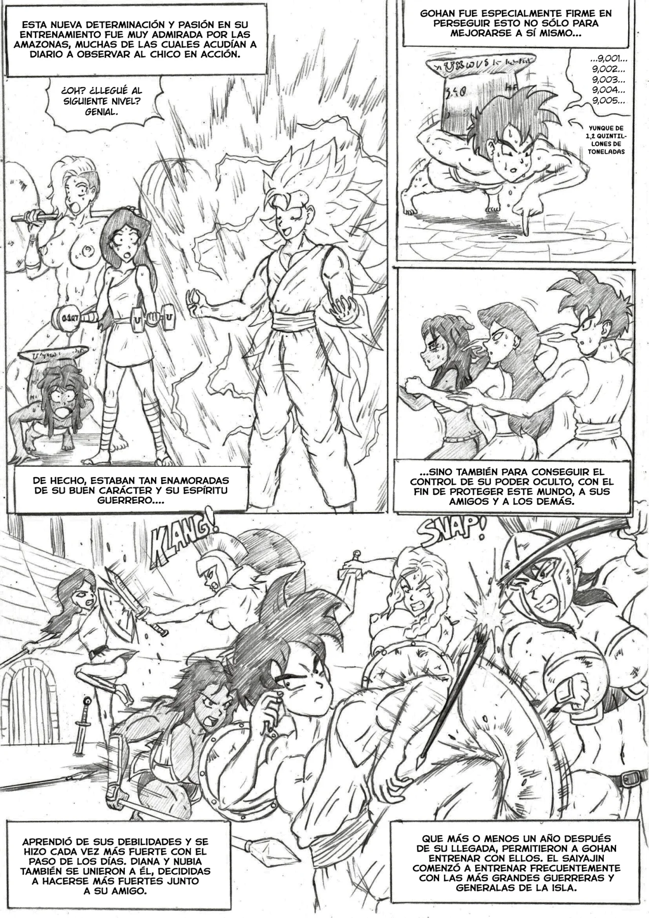 [TheWriteFiction] Wonder Woman & Vagrant Wonder (Dragon Ball Z)