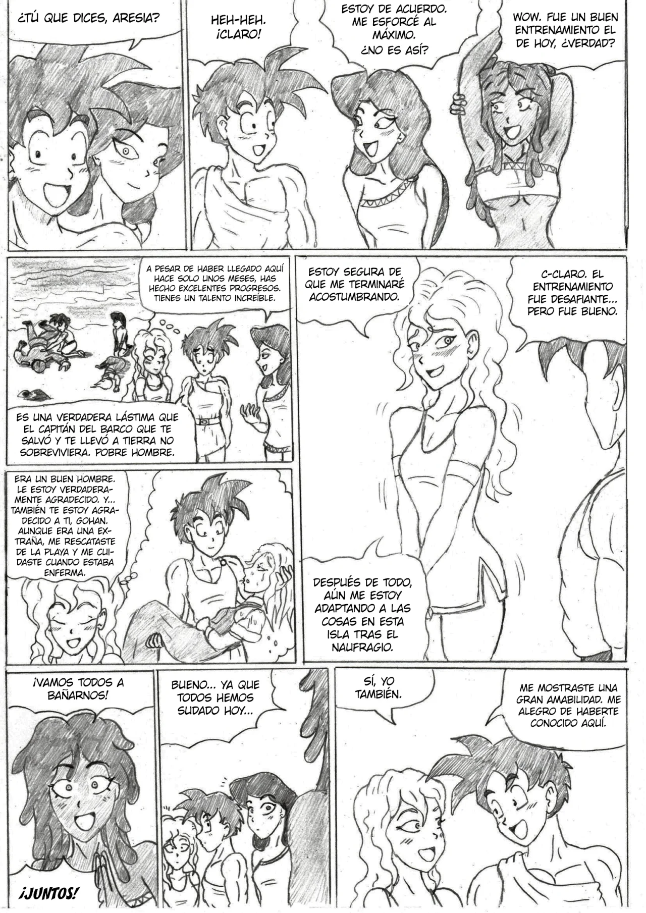 [TheWriteFiction] Wonder Woman & Vagrant Wonder (Dragon Ball Z)