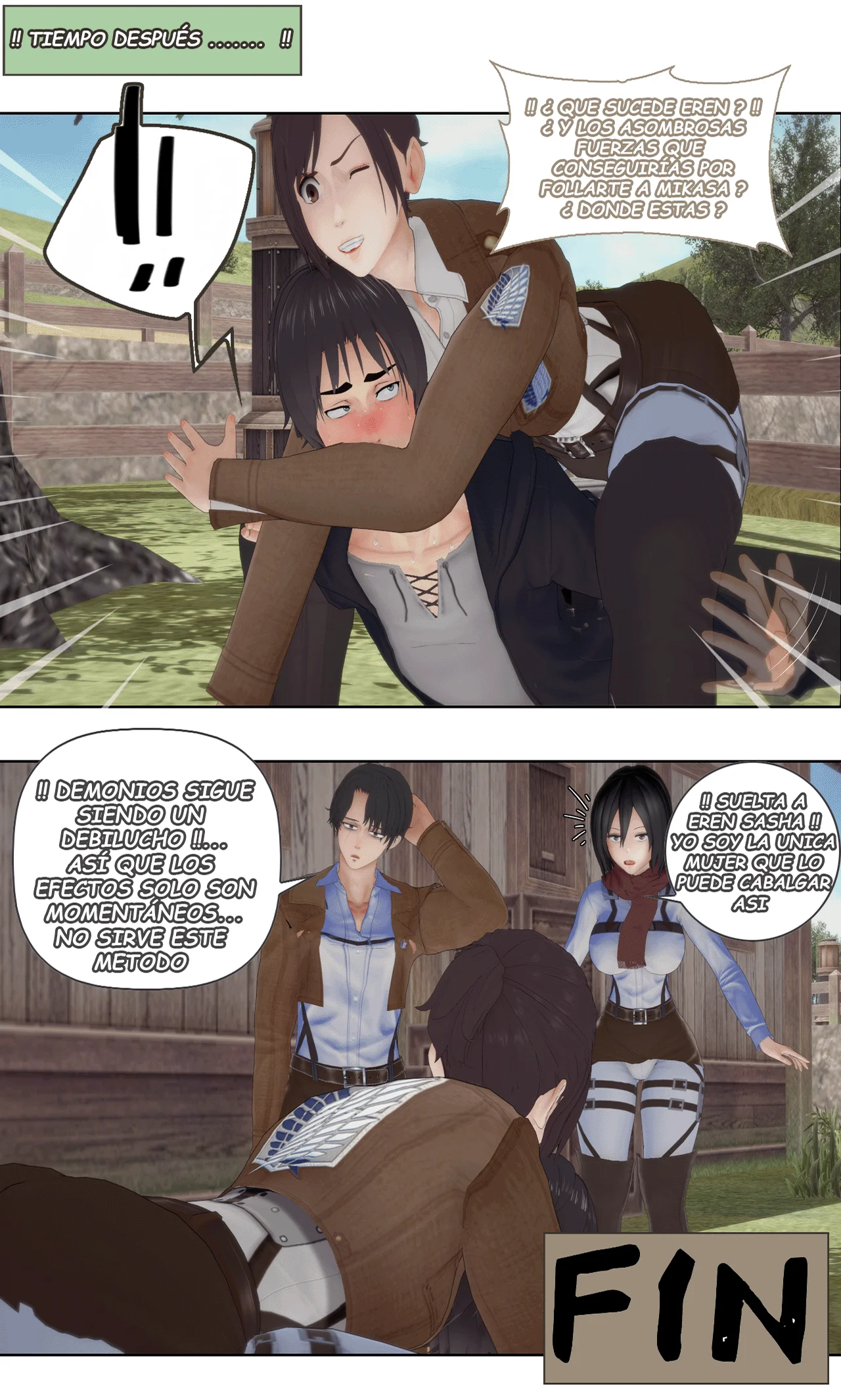 Shingeki no Kyojin EREN X MIKASA 