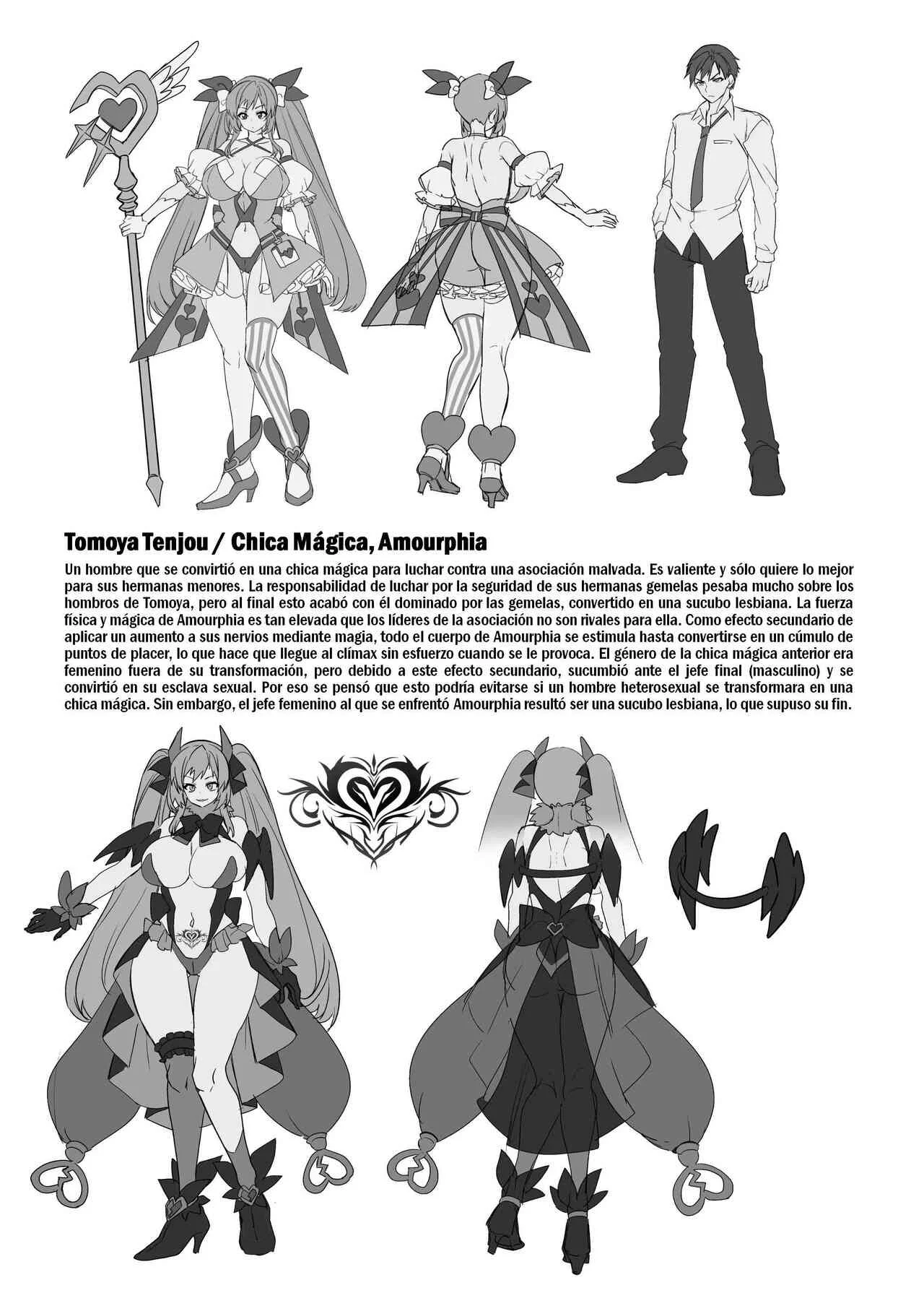 Gender Bending Magical Girl vs Lesbian Succubi