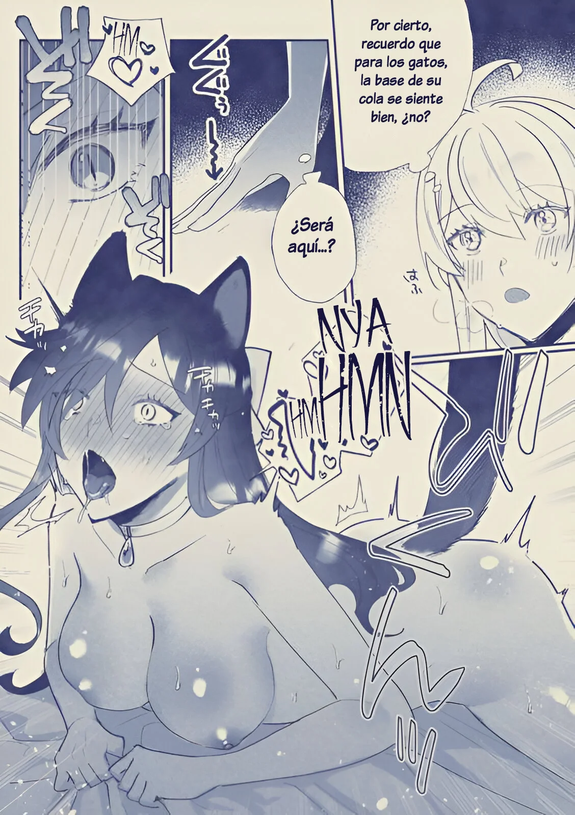 LA VILLANA Y SU HERMANA UNA SANTA FUTANARI VERSION NEKOMIMI