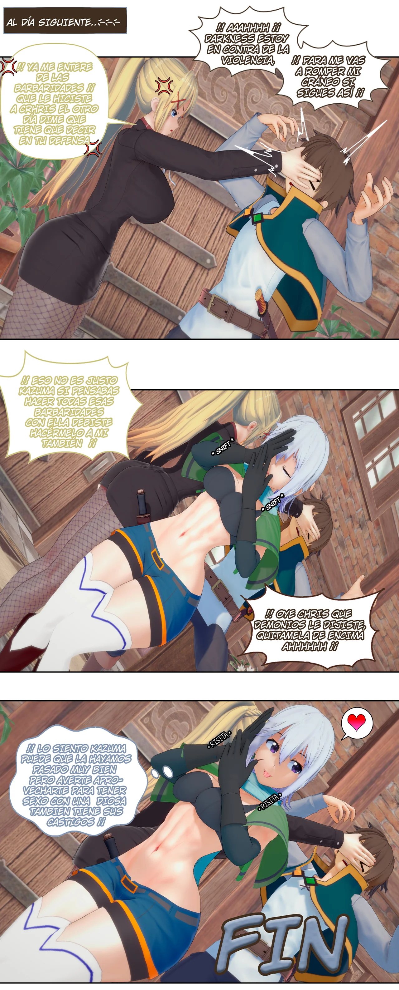 KONOSUBA KAZUMA X CHRIS 