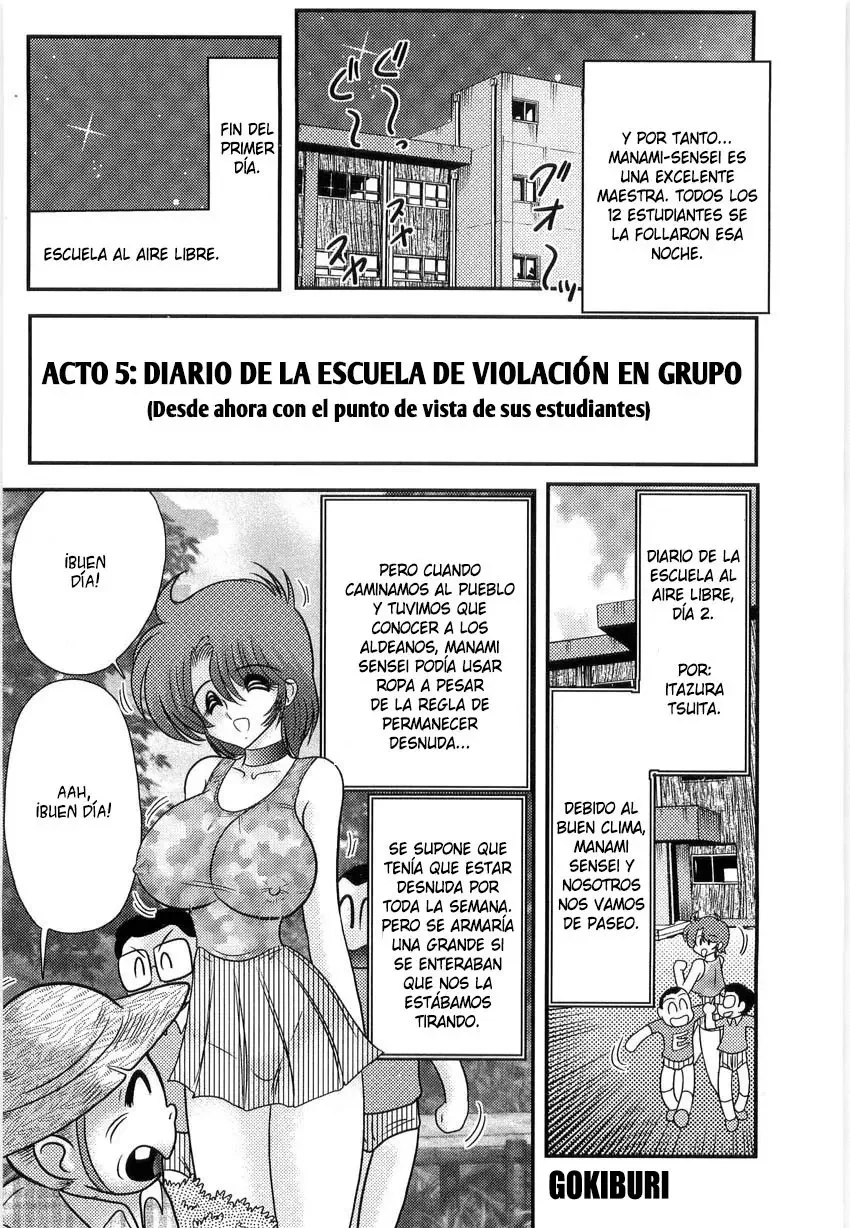 Las clases al aire libre de Manami sensei