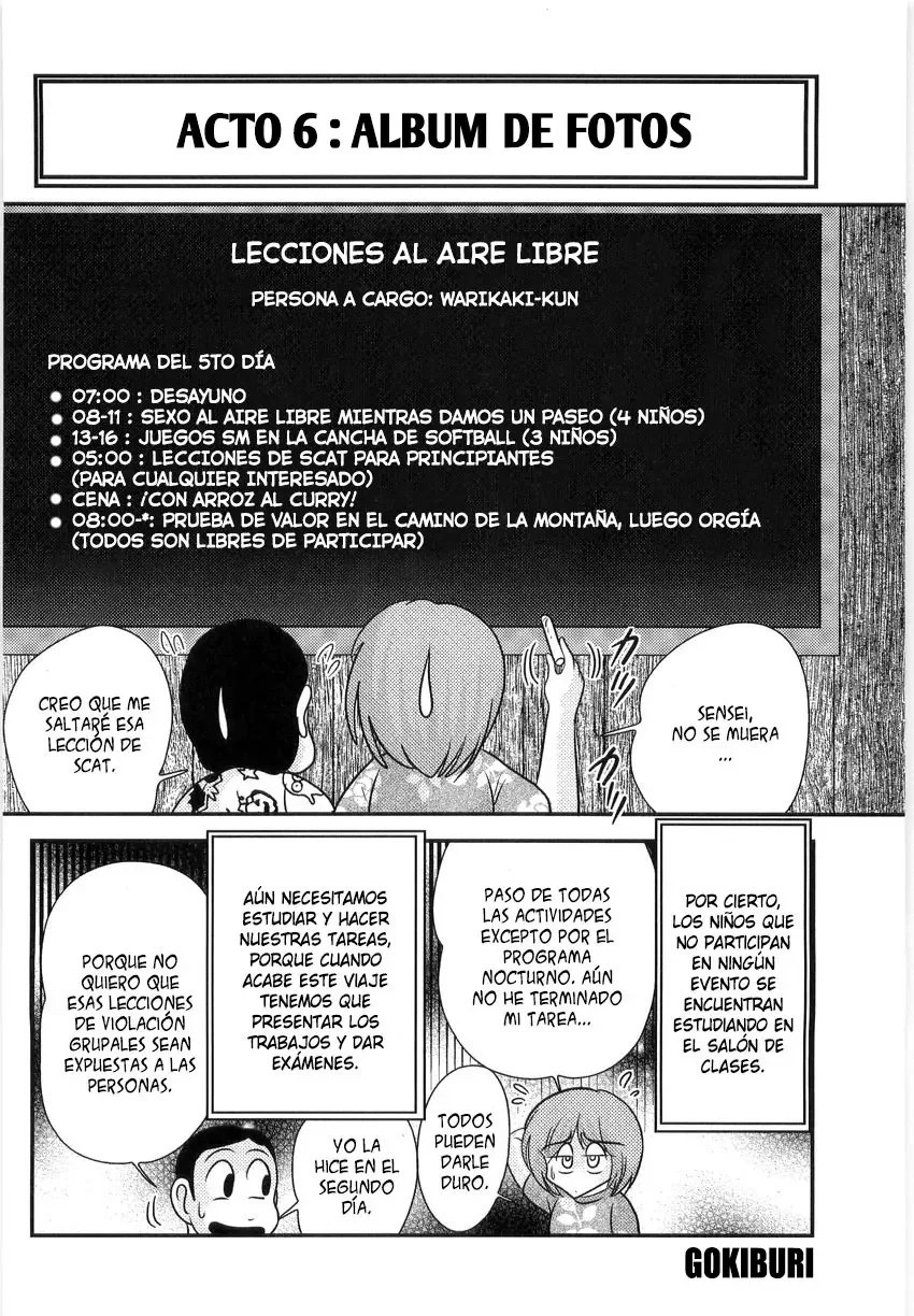 Las clases al aire libre de Manami sensei