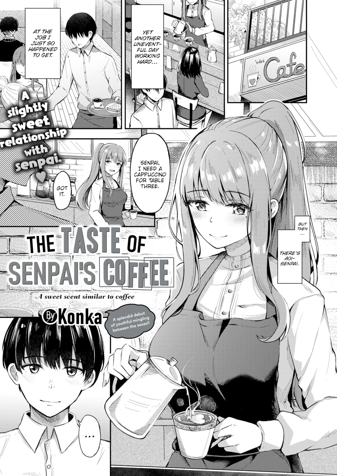 El sabor del cafe de Aoi Suzumiya Senpai