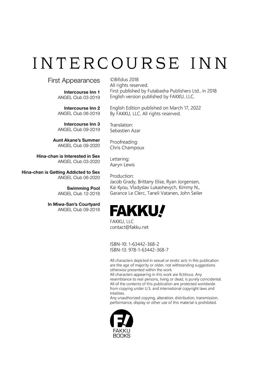 intercourse inn tankoubon