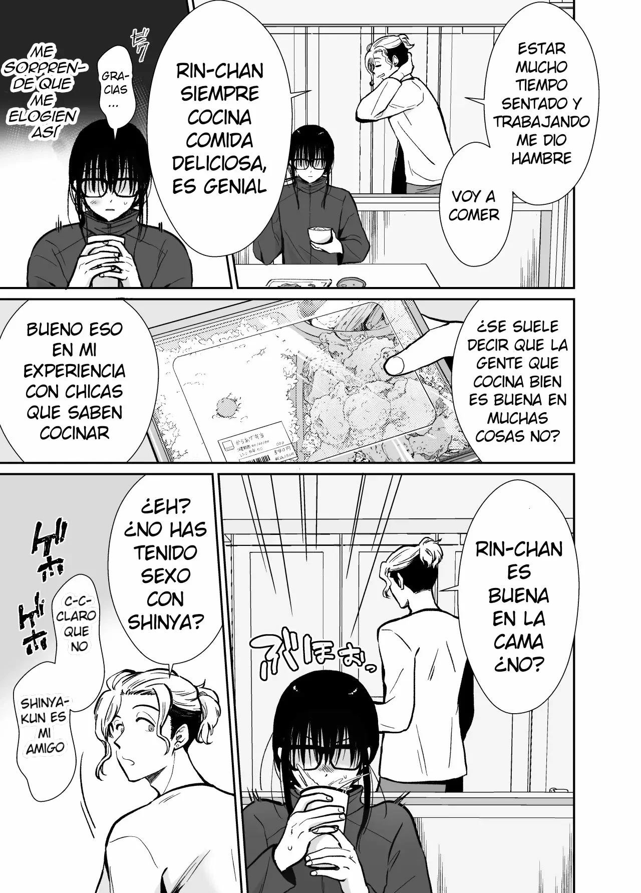 Mesu Ochi Share House Rin-kun Hen _ Mangaka Shibou no Kage Kya 2 nin ga Chara Otoko ni Oishiku 