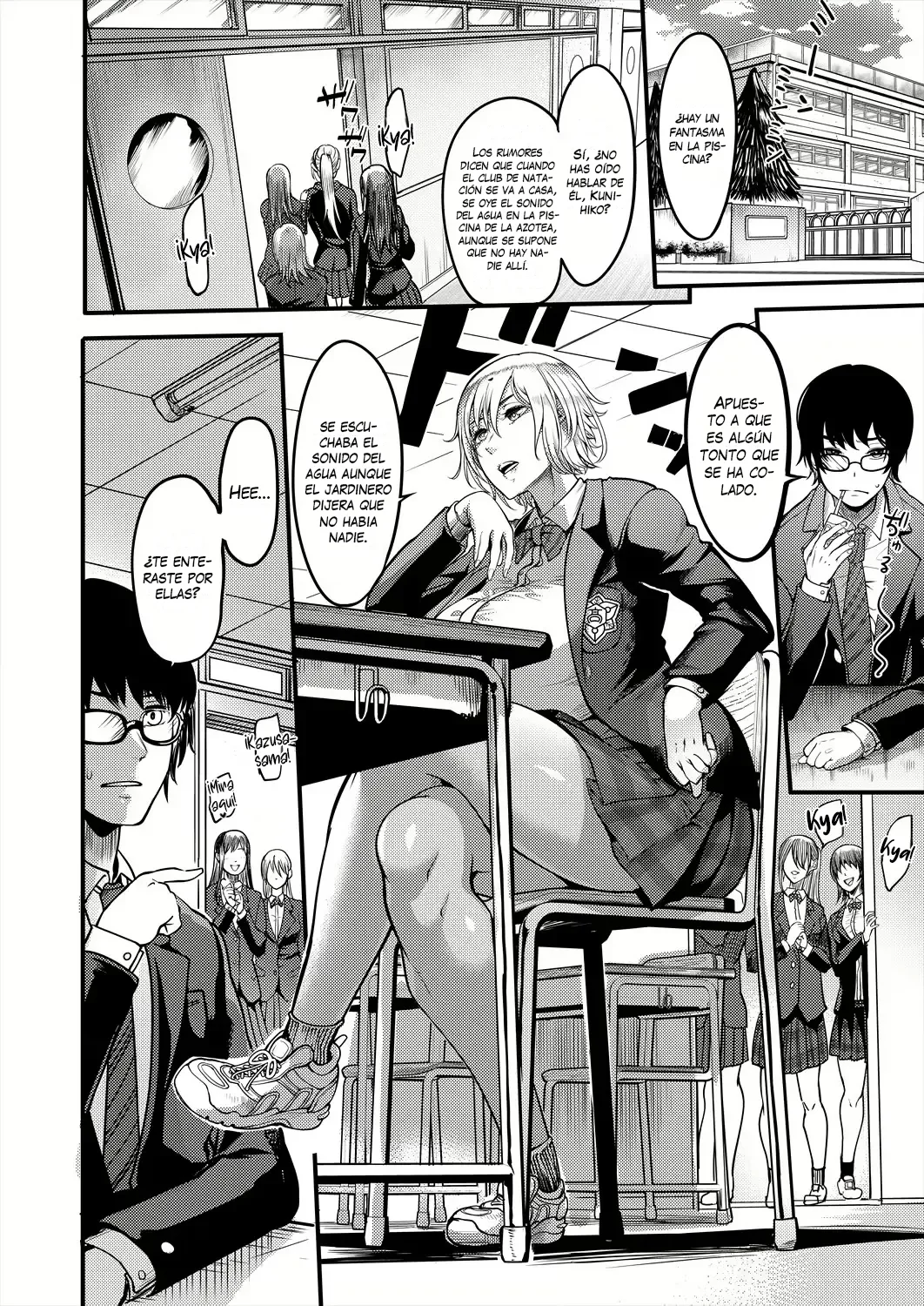 Sexo extraescolar nocturno (Houkago Dosukebe Nightpool)