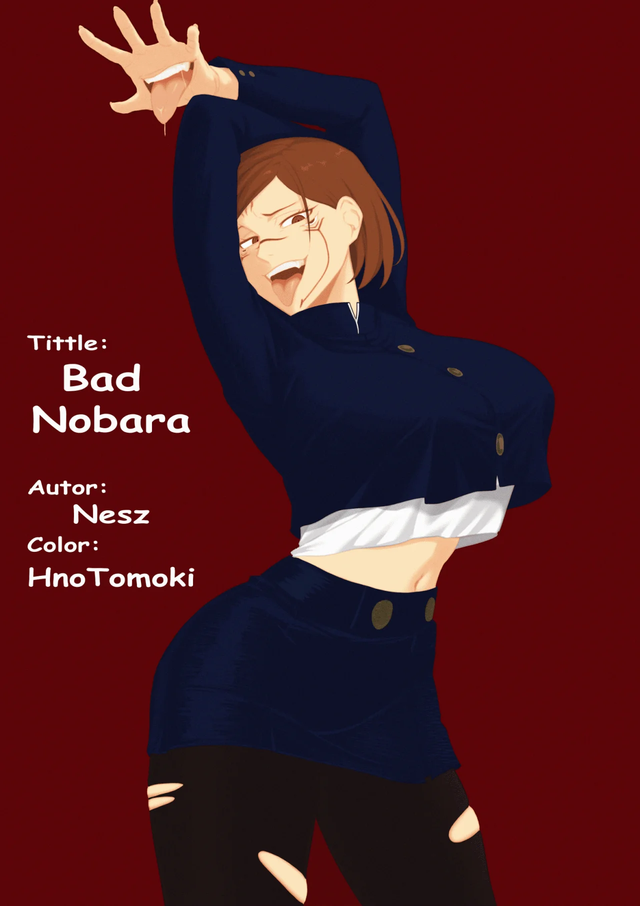 Bad Nobara (decensored) color by HnoTomoki