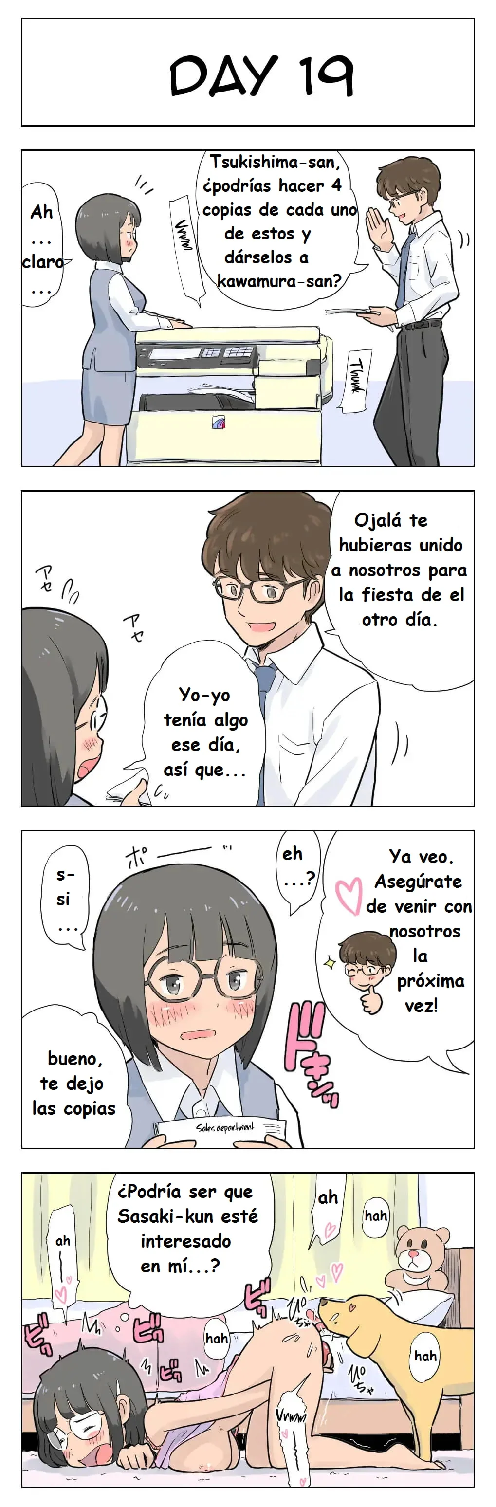 100-Nichigo Ni Aiken To Sex Suru Jimi Kyonyuu Megane-Chan